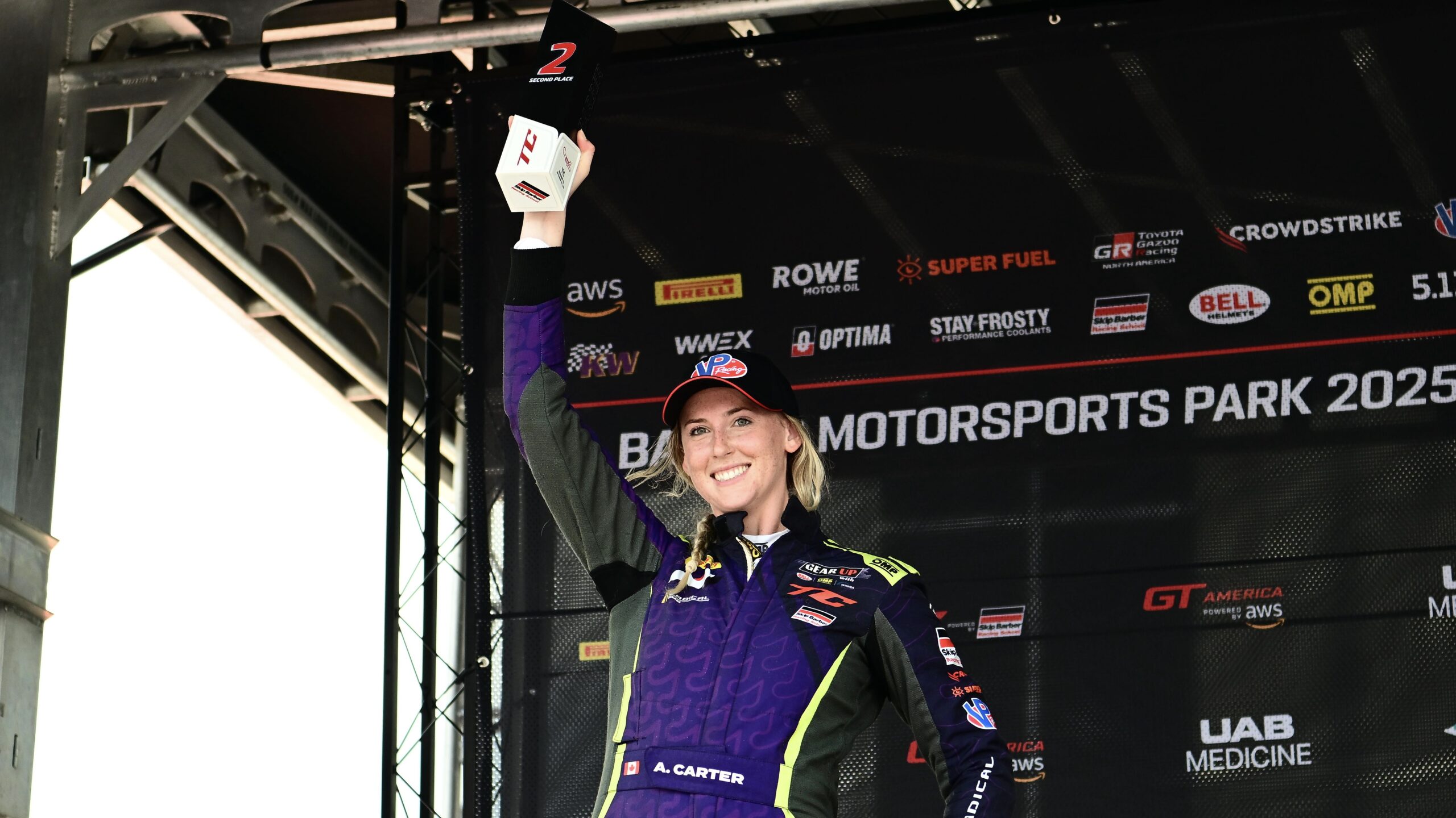 Second-Place Podium for Carter in TC America Debut at Barber
