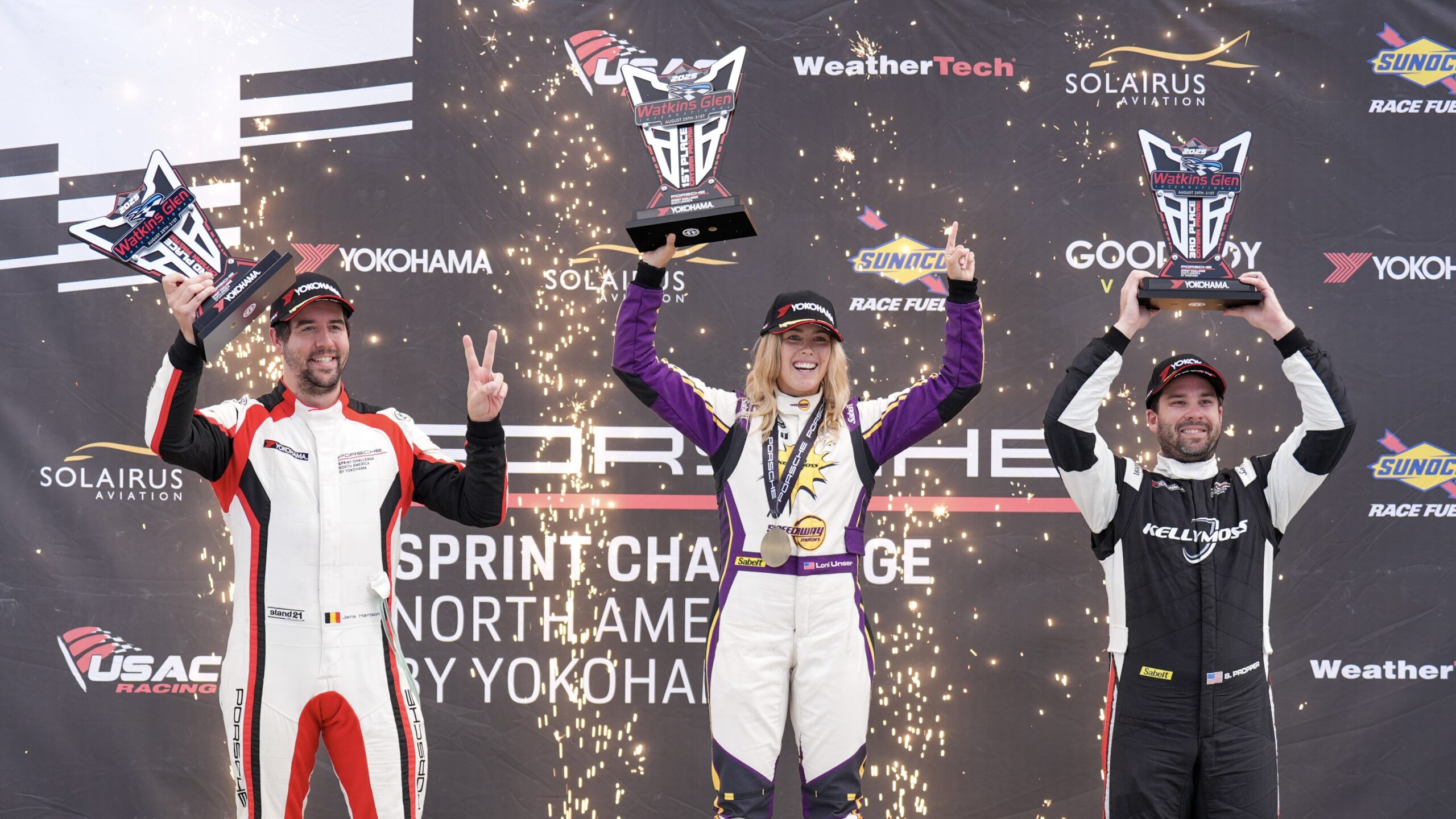 Victory for Unser in Thrilling Triple-Header Weekend at Watkins Glen